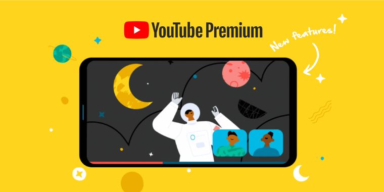 YouTube introduces SharePlay support, enhanced video quality and other improvements for Premium subscribers.