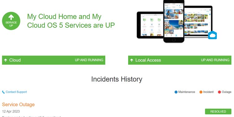 Western Digital finally restores My Cloud online storage services