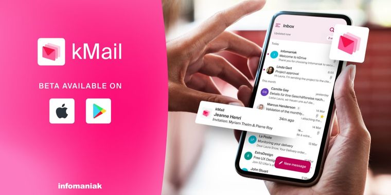 Infomaniak launches kMail mobile app for secure and confidential email communication