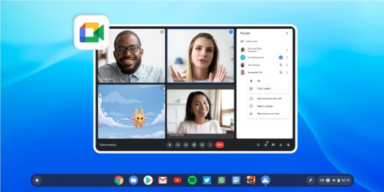 Google Meet's latest update lets you turn off video feeds during calls