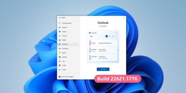 Windows 11 Build 22621.1766 released with new languages for Live Captions, widgets improvements, and a bunch of other features