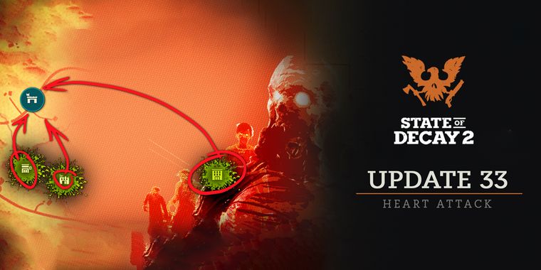 State of Decay 2's 'Heart Attack' update brings terrifying overhauls to plague hearts, infestations, and sieges