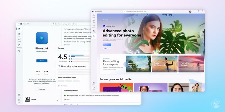 Microsoft introduces an AI Hub and AI-Generated review summaries in the Microsoft Store