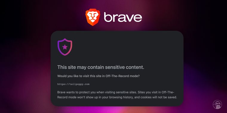 Brave introduces "Request Off the Record (OTR)" feature to safeguard user privacy