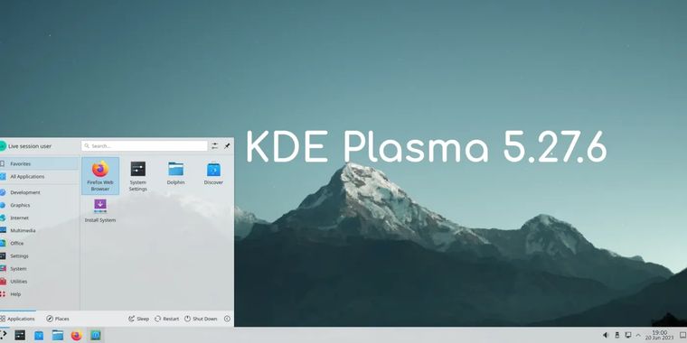 KDE Plasma 5.27.6 Update: Bug Fixes, Enhancements for Plasma Wayland and Flatpak Apps Support