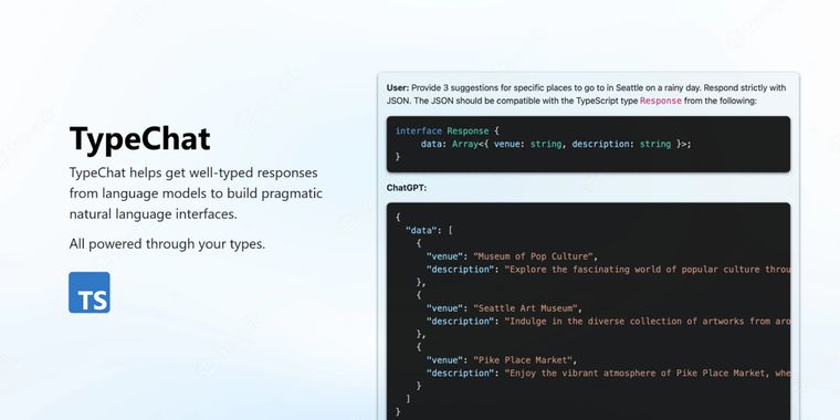 Microsoft introduces TypeChat: A library for enhancing app interfaces with Large Language Models