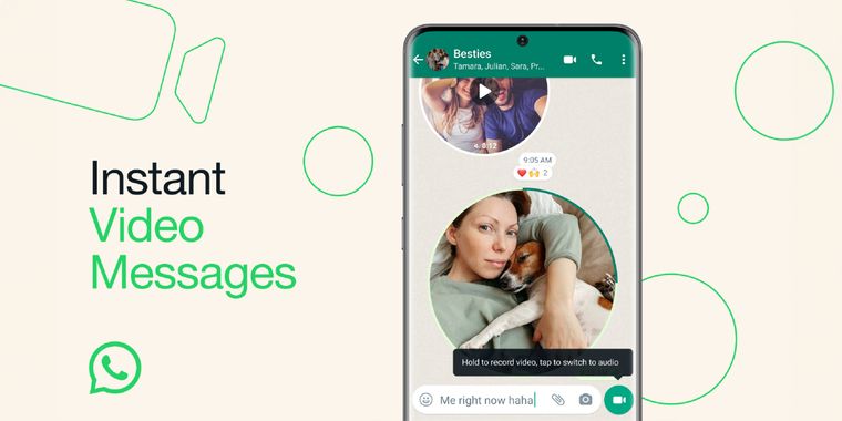 WhatsApp rolls out new feature for recording and sharing instant short video messages in chat