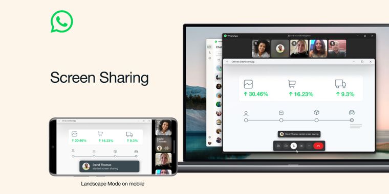 WhatsApp rolls out Screen-Sharing feature for video calls on Android, iOS, and Windows