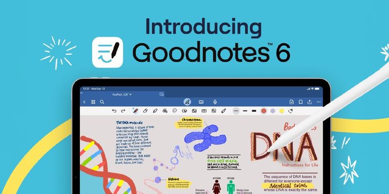 GoodNotes 6 is the app's largest update yet, featuring new AI-powered handwriting capabilities and official versions for Windows, Android, and the web