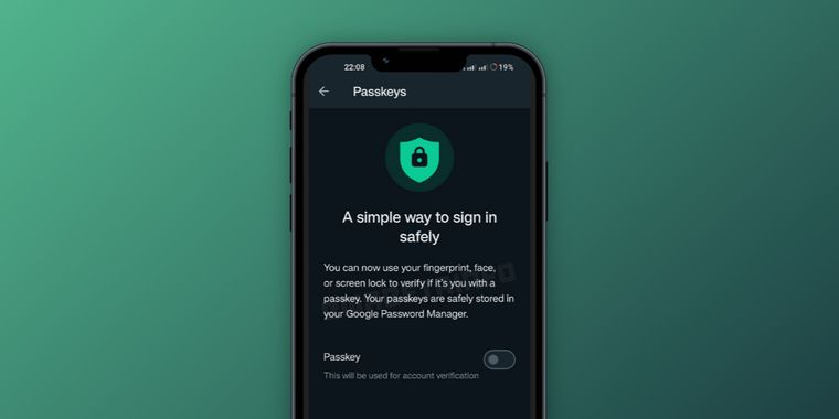 WhatsApp prepares to enhance user security with cryptographic Passkey support