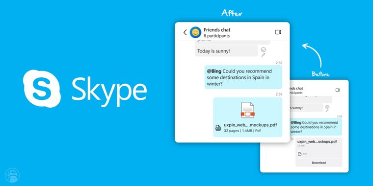 New Skype build with enhanced file management features for insiders