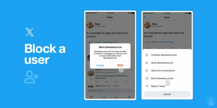 Elon Musk plans to remove the block feature on the rebranded social media platform X