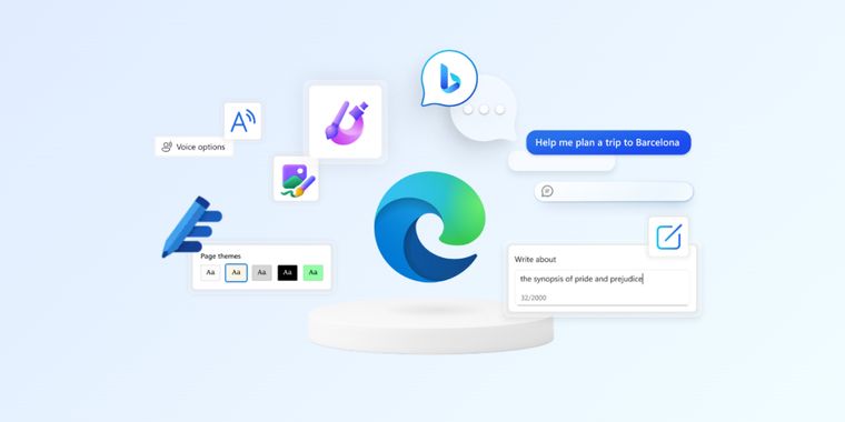 Microsoft Designer has been integrated into the Edge Sidebar to provide a faster design experience