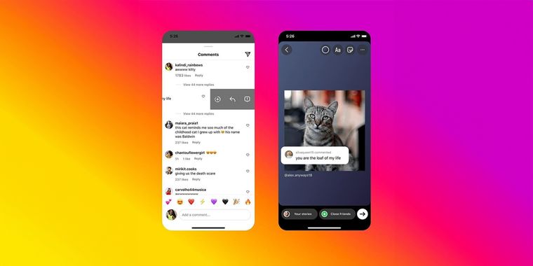 Instagram tests new feature allowing creators to highlight comments in stories