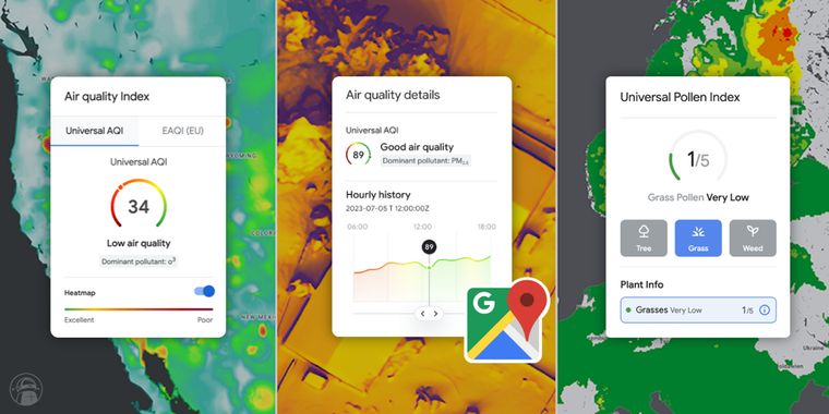 Google Maps Platform launches new APIs for environmental data and predictions