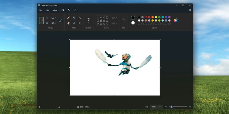 Microsoft tests new background removal feature in Paint application