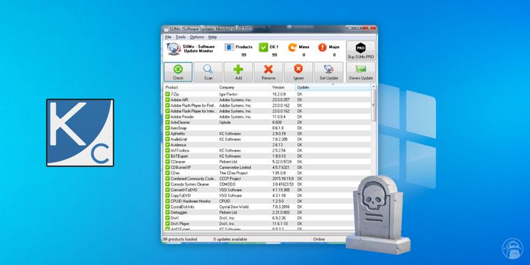 KC Softwares announces shutdown, ceasing sales of the popular SUMo app and many others