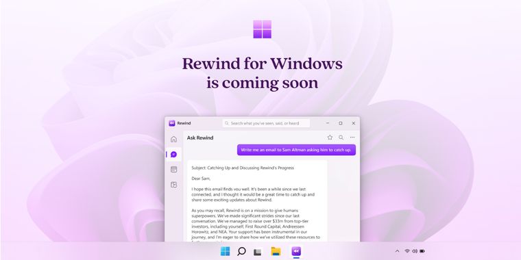 Rewind AI unveils new Windows version of its AI-Powered search engine