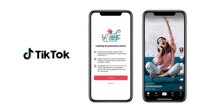 TikTok officially adds a feature for labeling AI-generated content