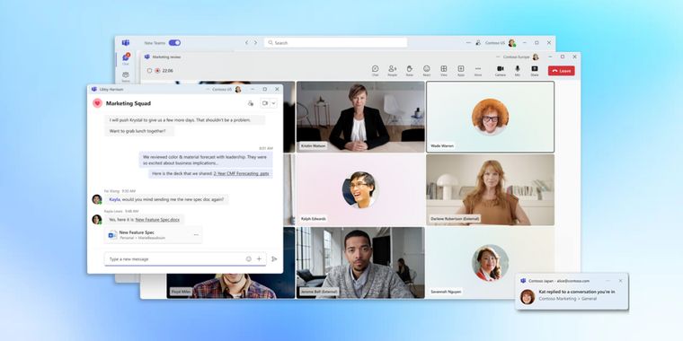 Microsoft launches faster Teams client for Windows and Mac, integrated with AI Copilot