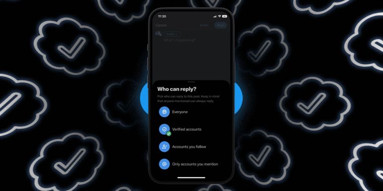 X is introducing a new feature to restrict replies to paid verified accounts