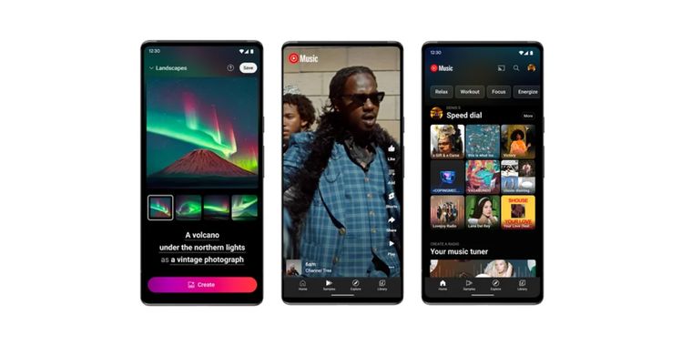 YouTube Music introduces AI-generated playlist cover art customization and other features