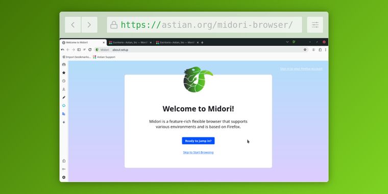 Midori 11.0 released with improved performance and integration with other Astian services