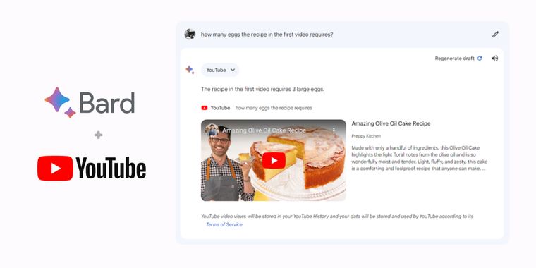 Google's AI chatbot, Bard, upgraded to provide detailed responses to YouTube video queries