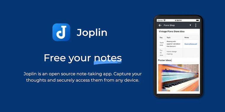 Joplin 2.13 released with enhanced text editor, interoperability, and new Markdown editor