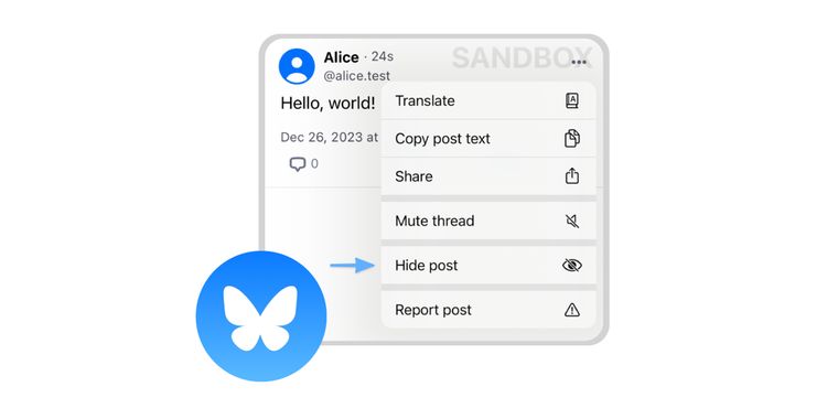 Bluesky unveils in-app video/music player and 'Hide Post' feature in latest update