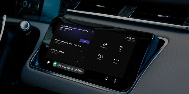 Teams will add support for Android Auto users in February for your Roadtrip meetings