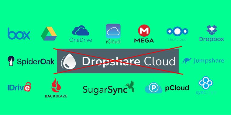 Dropshare Cloud to shut down on January 31 2024, focus support to popular storage services