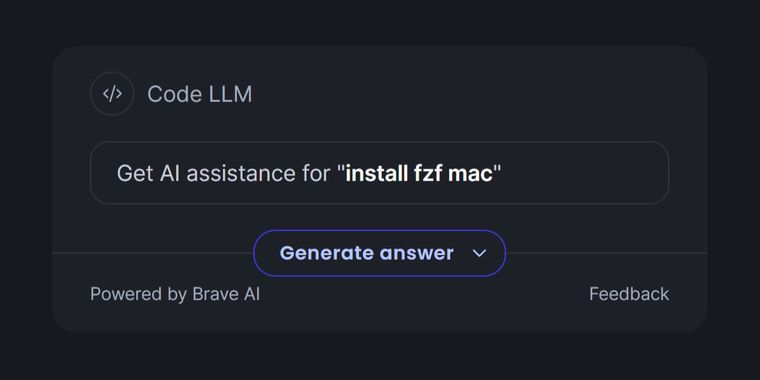 Brave Search integrates CodeLLM: A new tool for AI-generated programming queries