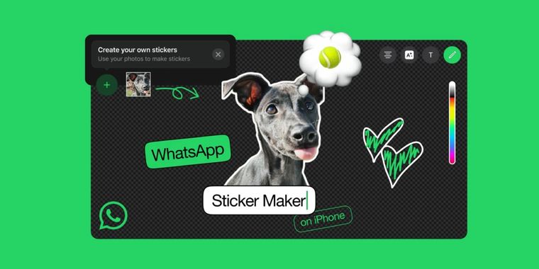 WhatsApp introduces in-app sticker maker/editor feature for iOS users