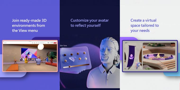 Microsoft Teams introduces 3D meetings via Mesh platform for enhanced VR work experiences