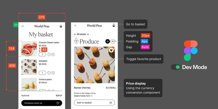Figma's Dev Mode is finally out of beta, bringing annotations, measurement tools, and more