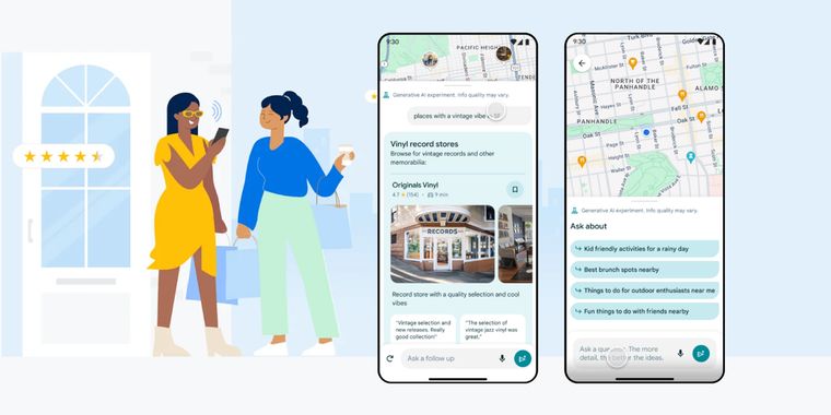 Google trials AI-powered personalized recommendations in Maps app for enhanced discovery