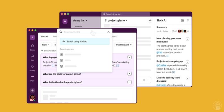 Slack launches Slack AI for channel recaps, thread summaries, and work query searches