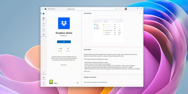 Dropbox launches official app on the Microsoft Store for Windows 10 & 11