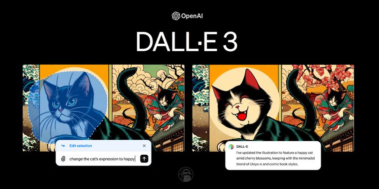 OpenAI unveils new editor interface for DALL-E 3, enabling to modify AI-generated images