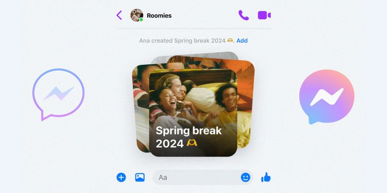 Facebook Messenger now supports HD photos, shared albums, and large file transfers