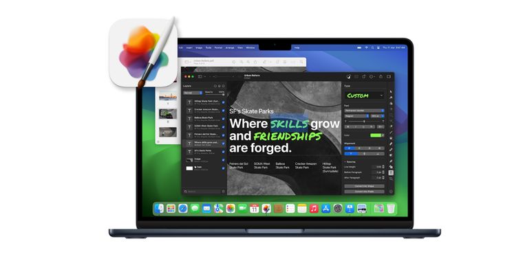 Pixelmator Pro 3.5.8 Update Adds Text Editing in PDFs and Bento style templates