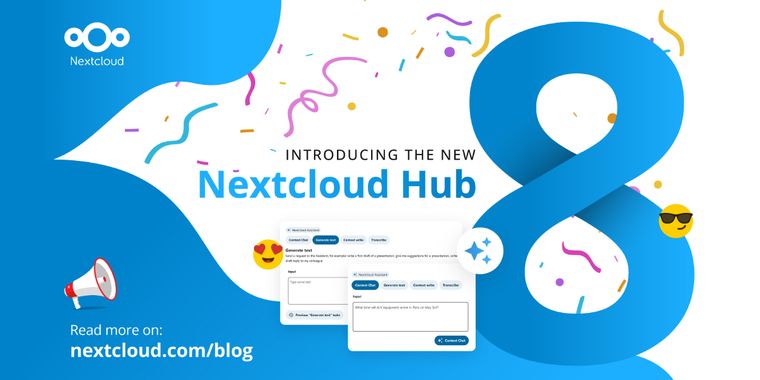 Nextcloud unveils Hub 8 with enhanced features and benefits for the public sector