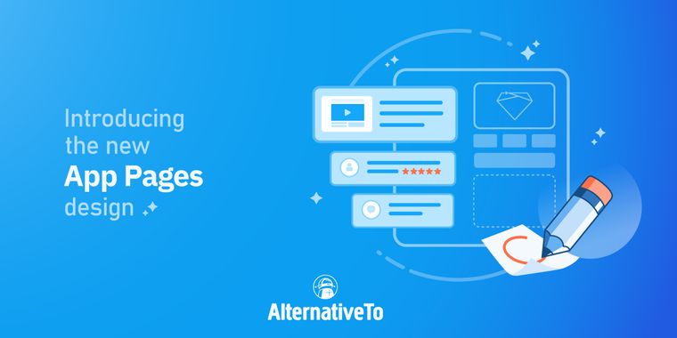 Introducing the New App Pages Design on AlternativeTo!