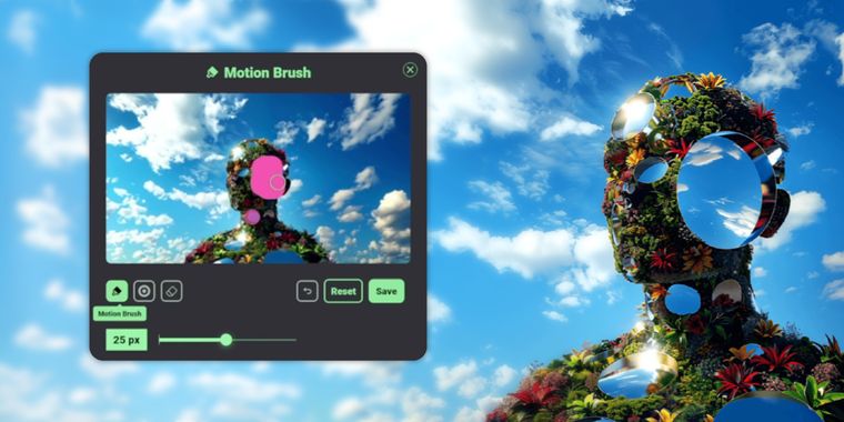 Kaiber launches Motion Brush to animate specific image parts with precision and ease