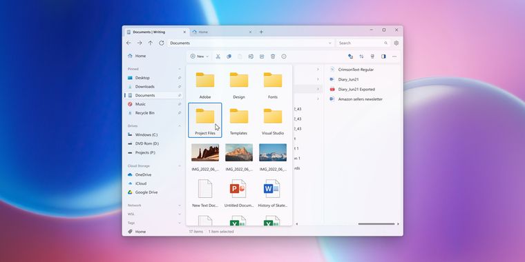 Files 3.5 Released with Dual Pane improvements, new Network Locations widget & more