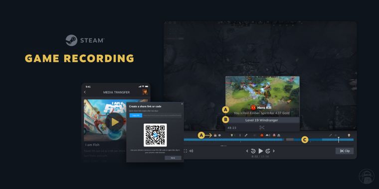 Valve introduces native gameplay recording tool for Steam and Steam Deck in beta