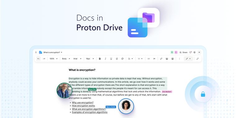 Proton Drive introduces Docs, an encrypted alternative to Google Docs and Microsoft 365