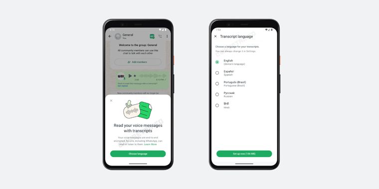 WhatsApp beta to introduce on-device voice message transcriptions