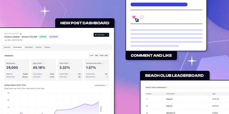 Beehiiv unveils new post dashboard with real-time data and social engagement features